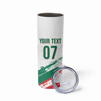 Cameroon Les Lionnes Indomptables Football Custom Skinny Tumbler Toghu Pattern