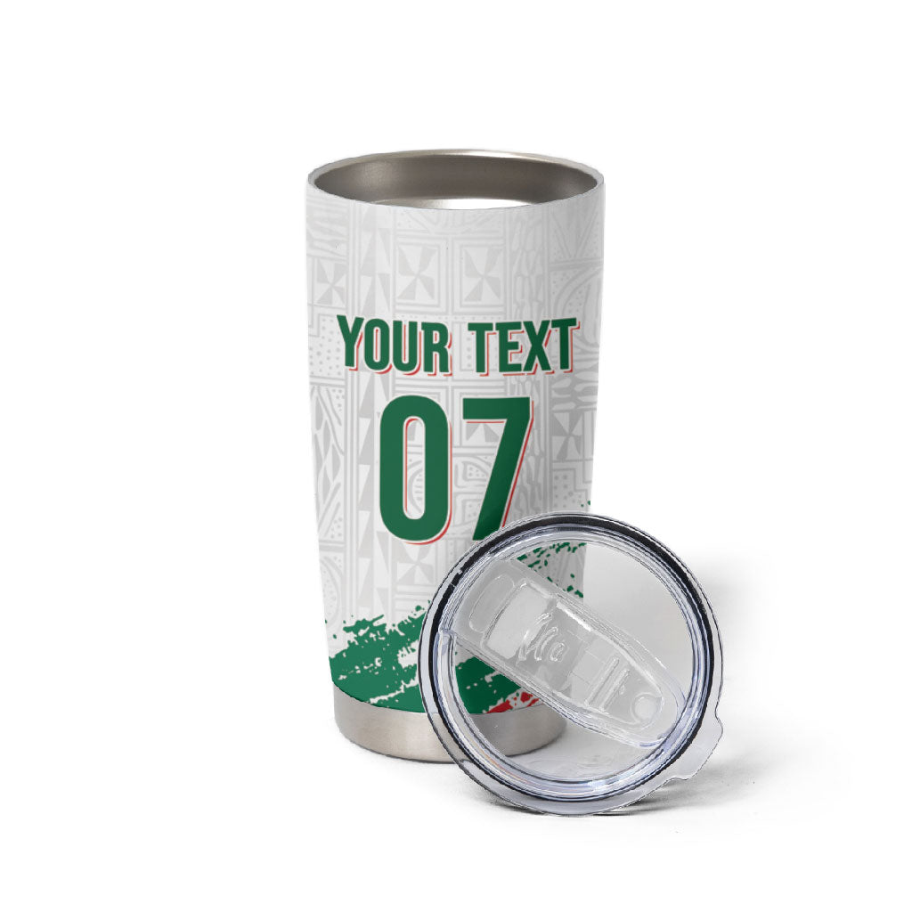 Cameroon Les Lionnes Indomptables Football Custom Tumbler Cup Toghu Pattern