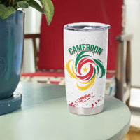 Cameroon Les Lionnes Indomptables Football Custom Tumbler Cup Toghu Pattern