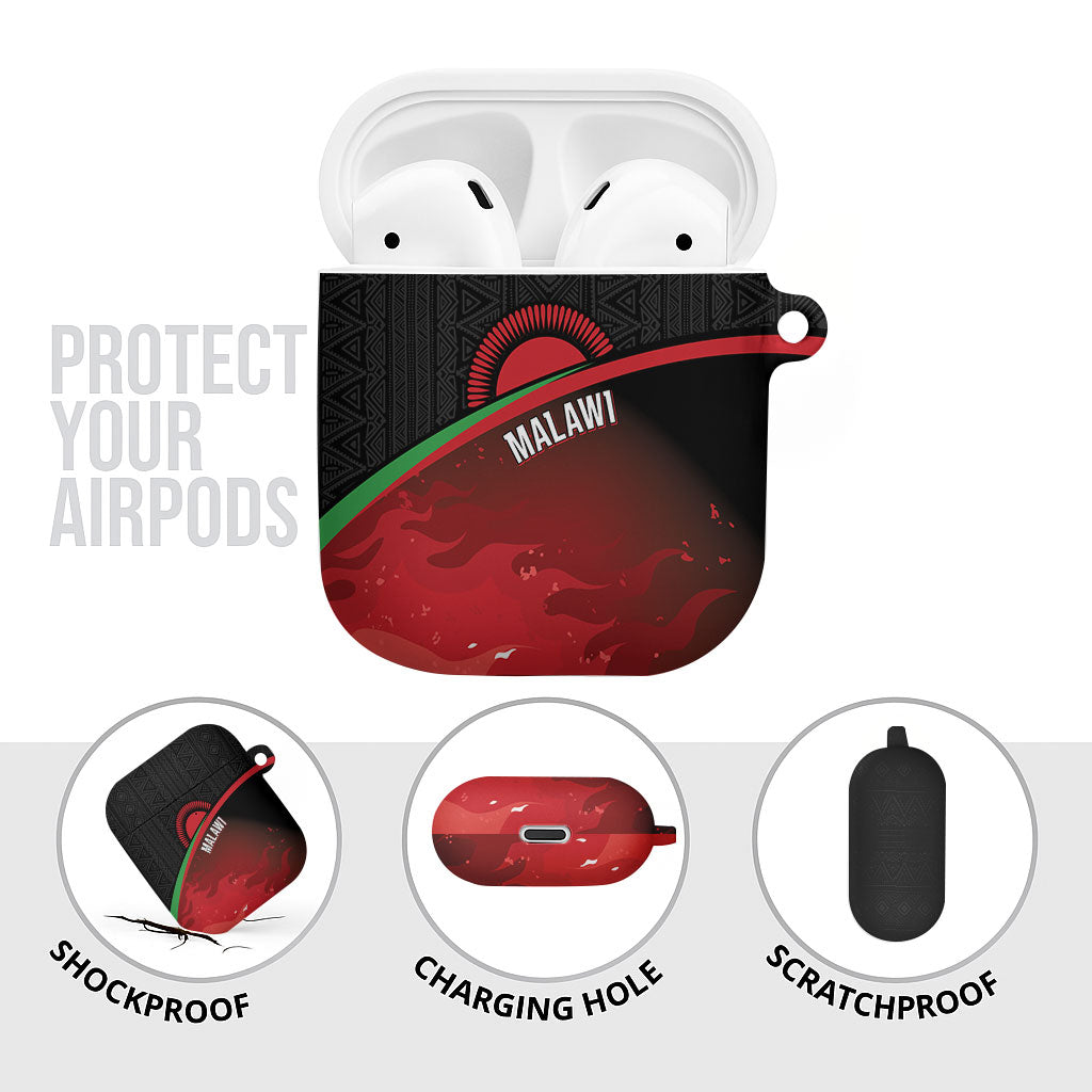 Malawi Football Blazing Fires AirPods Case Scorchers Fighting