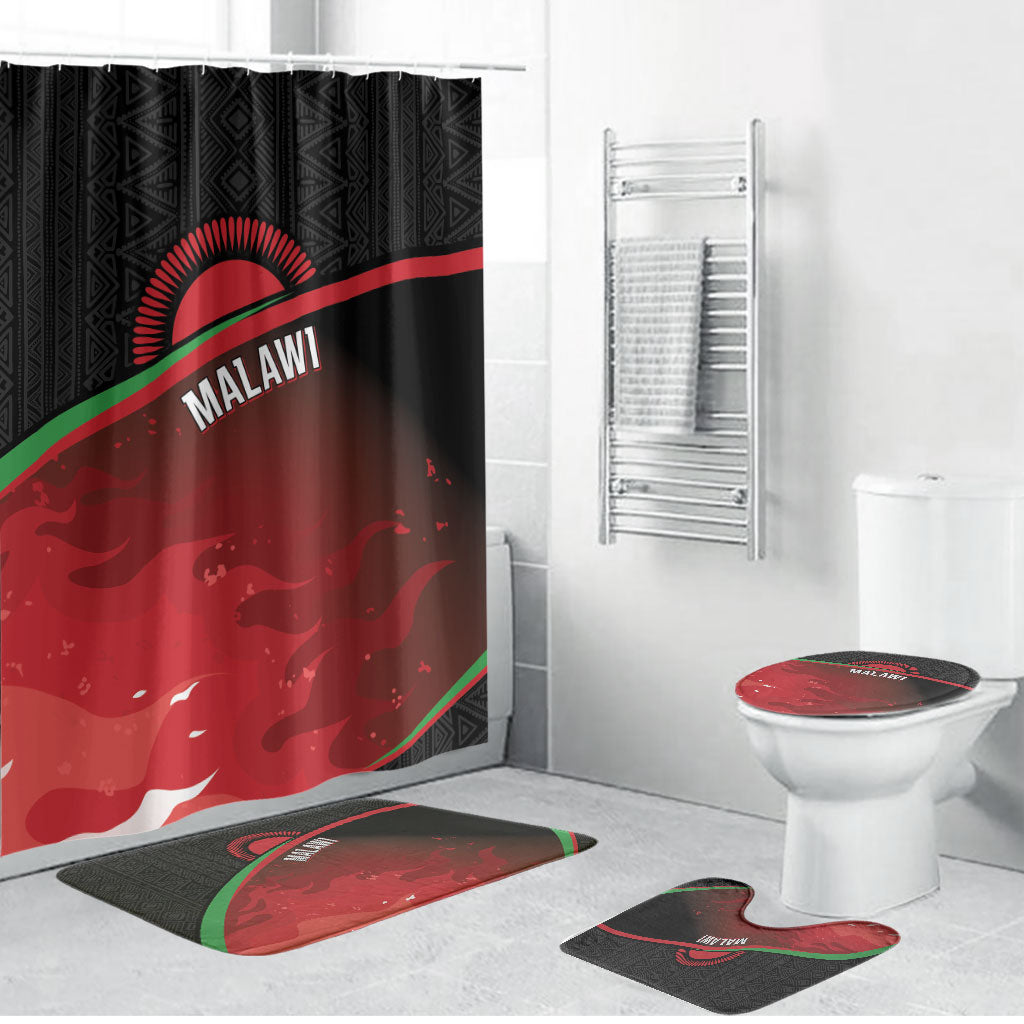 Malawi Football Blazing Fires Bathroom Set Scorchers Fighting