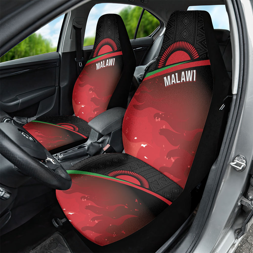 Malawi Football Blazing Fires Car Seat Cover Scorchers Fighting