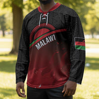 Malawi Football Personalized Blazing Fires Hockey Jersey Scorchers Fighting