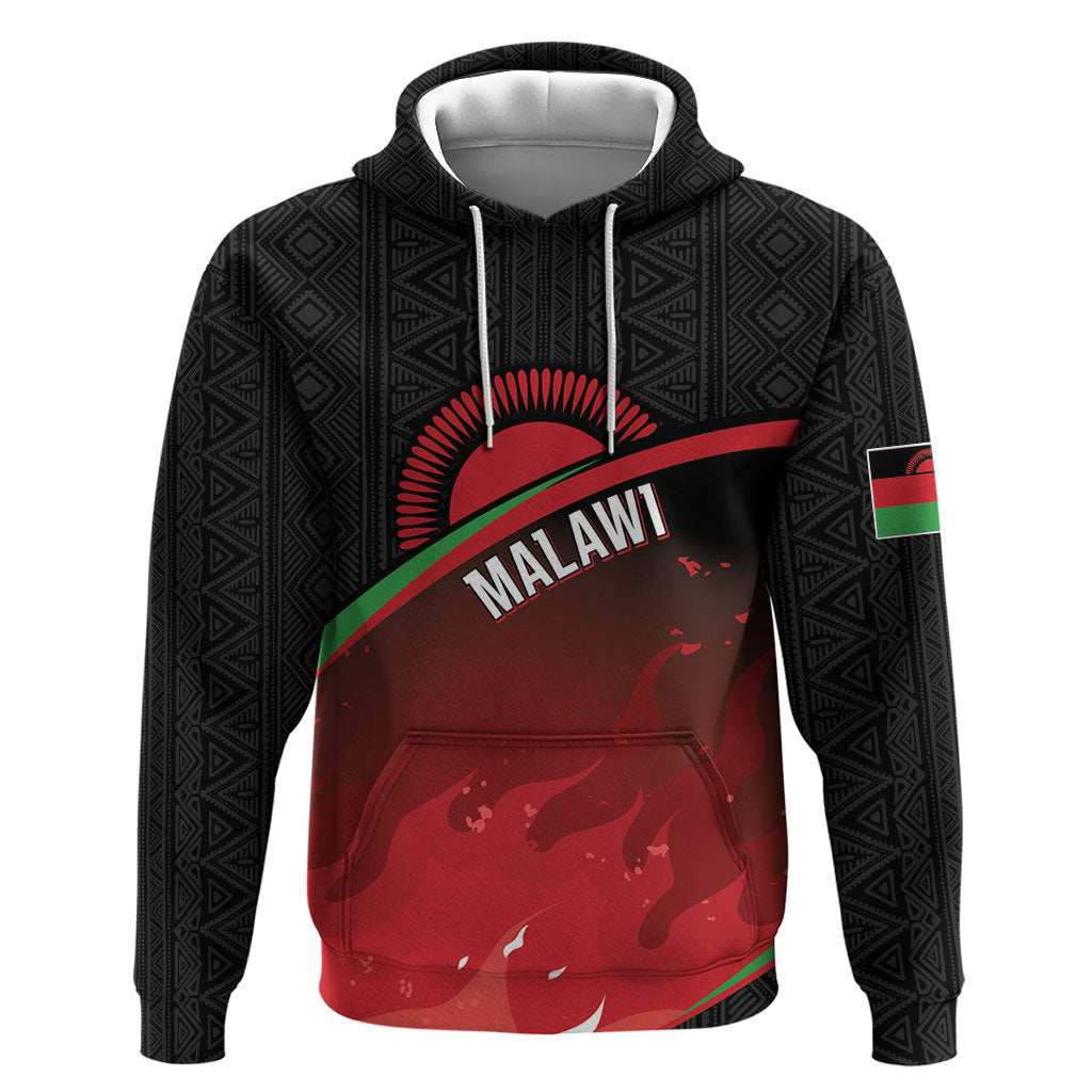 Malawi Football Personalized Blazing Fires Hoodie Scorchers Fighting