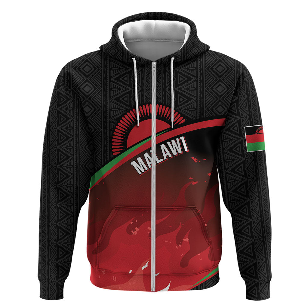 Malawi Football Personalized Blazing Fires Hoodie Scorchers Fighting