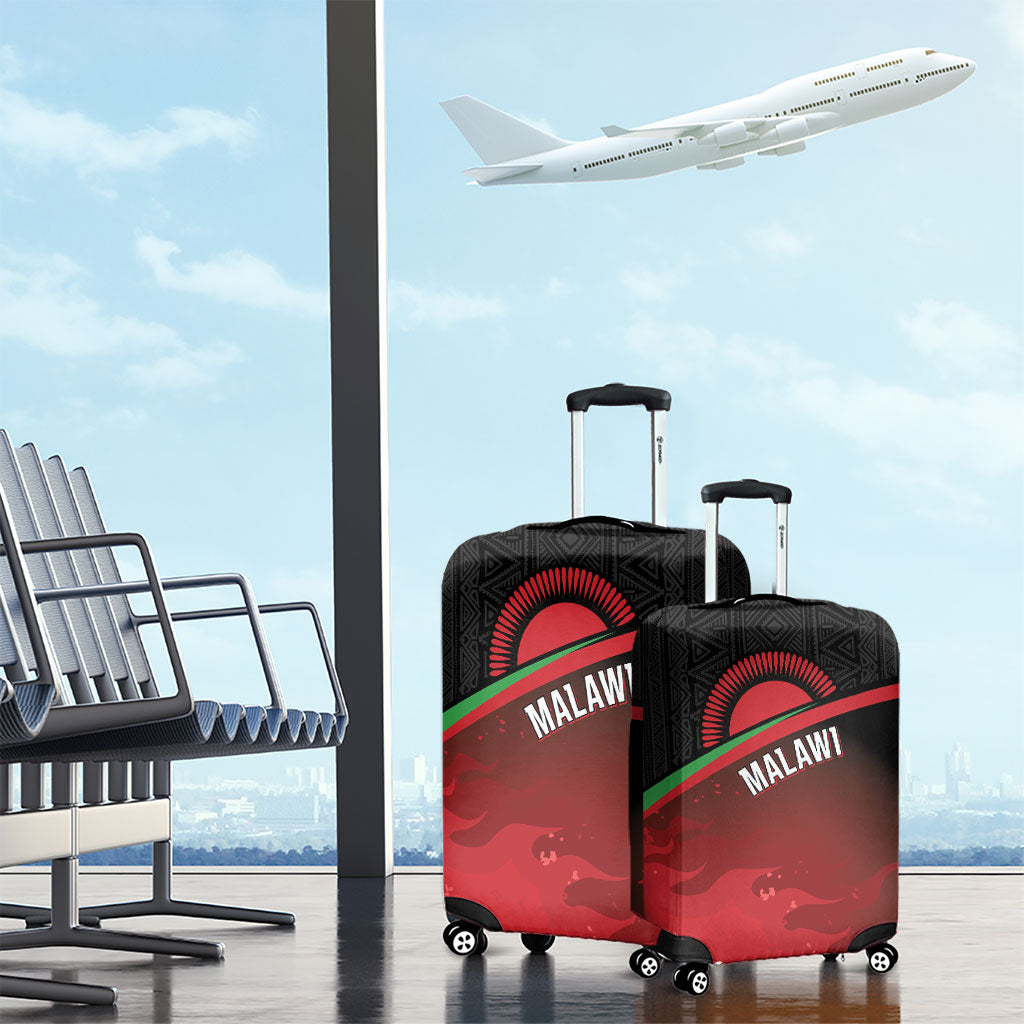 Malawi Football Blazing Fires Luggage Cover Scorchers Fighting