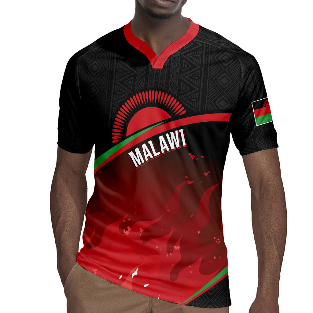 Malawi Football Personalized Blazing Fires Rugby Jersey Scorchers Fighting