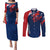 personalised-france-rugby-couples-matching-puletasi-dress-and-long-sleeve-button-shirts-2023-world-cup-allez-les-bleus-grunge-style