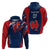 Personalised France Rugby Hoodie 2023 World Cup Allez Les Bleus Grunge Style - Wonder Print Shop