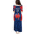 Personalised France Rugby Puletasi 2023 World Cup Allez Les Bleus Grunge Style - Wonder Print Shop