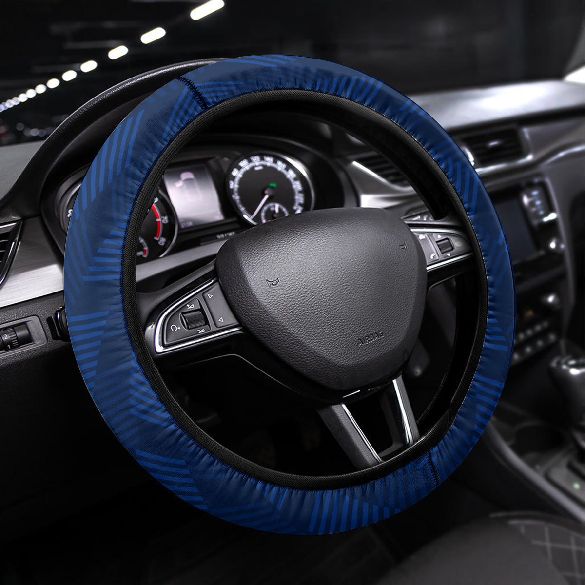 France Rugby Steering Wheel Cover 2023 World Cup Allez Les Bleus Grunge Style - Wonder Print Shop