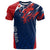 Personalised France Rugby T Shirt 2023 World Cup Allez Les Bleus Grunge Style - Wonder Print Shop