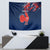 Personalised France Rugby Tapestry 2023 World Cup Allez Les Bleus Grunge Style - Wonder Print Shop