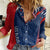 Personalised France Rugby Women Casual Shirt 2023 World Cup Allez Les Bleus Grunge Style - Wonder Print Shop