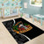 Mexico Day Of The Dead Area Rug Sombrero Sugar Skull With Roses LT7 - Wonder Print Shop