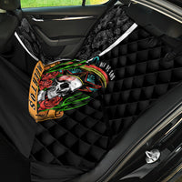 Mexico Day Of The Dead Back Car Seat Cover Sombrero Sugar Skull With Roses LT7 - Wonder Print Shop