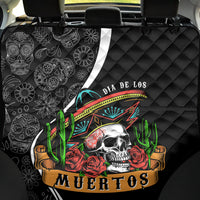 Mexico Day Of The Dead Back Car Seat Cover Sombrero Sugar Skull With Roses LT7 - Wonder Print Shop