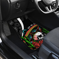Mexico Day Of The Dead Car Mats Sombrero Sugar Skull With Roses LT7 - Wonder Print Shop