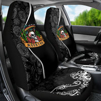 Mexico Day Of The Dead Car Seat Cover Sombrero Sugar Skull With Roses LT7 - Wonder Print Shop