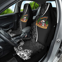 Mexico Day Of The Dead Car Seat Cover Sombrero Sugar Skull With Roses LT7 - Wonder Print Shop