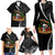 Mexico Day Of The Dead Family Matching Long Sleeve Bodycon Dress and Hawaiian Shirt Sombrero Sugar Skull With Roses LT7 - Wonder Print Shop