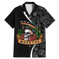 Mexico Day Of The Dead Family Matching Mermaid Dress and Hawaiian Shirt Sombrero Sugar Skull With Roses LT7 - Wonder Print Shop