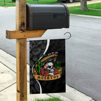 Mexico Day Of The Dead Garden Flag Sombrero Sugar Skull With Roses - Wonder Print Shop