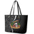 Mexico Day Of The Dead Leather Tote Bag Sombrero Sugar Skull With Roses - Wonder Print Shop