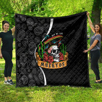 Mexico Day Of The Dead Quilt Sombrero Sugar Skull With Roses - Wonder Print Shop