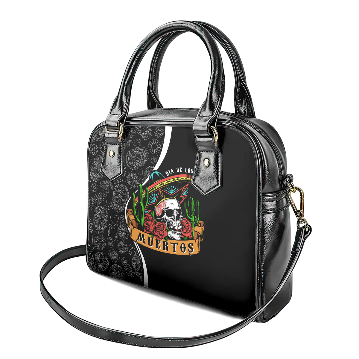 mexico-day-of-the-dead-shoulder-handbag-sombrero-sugar-skull-with-roses