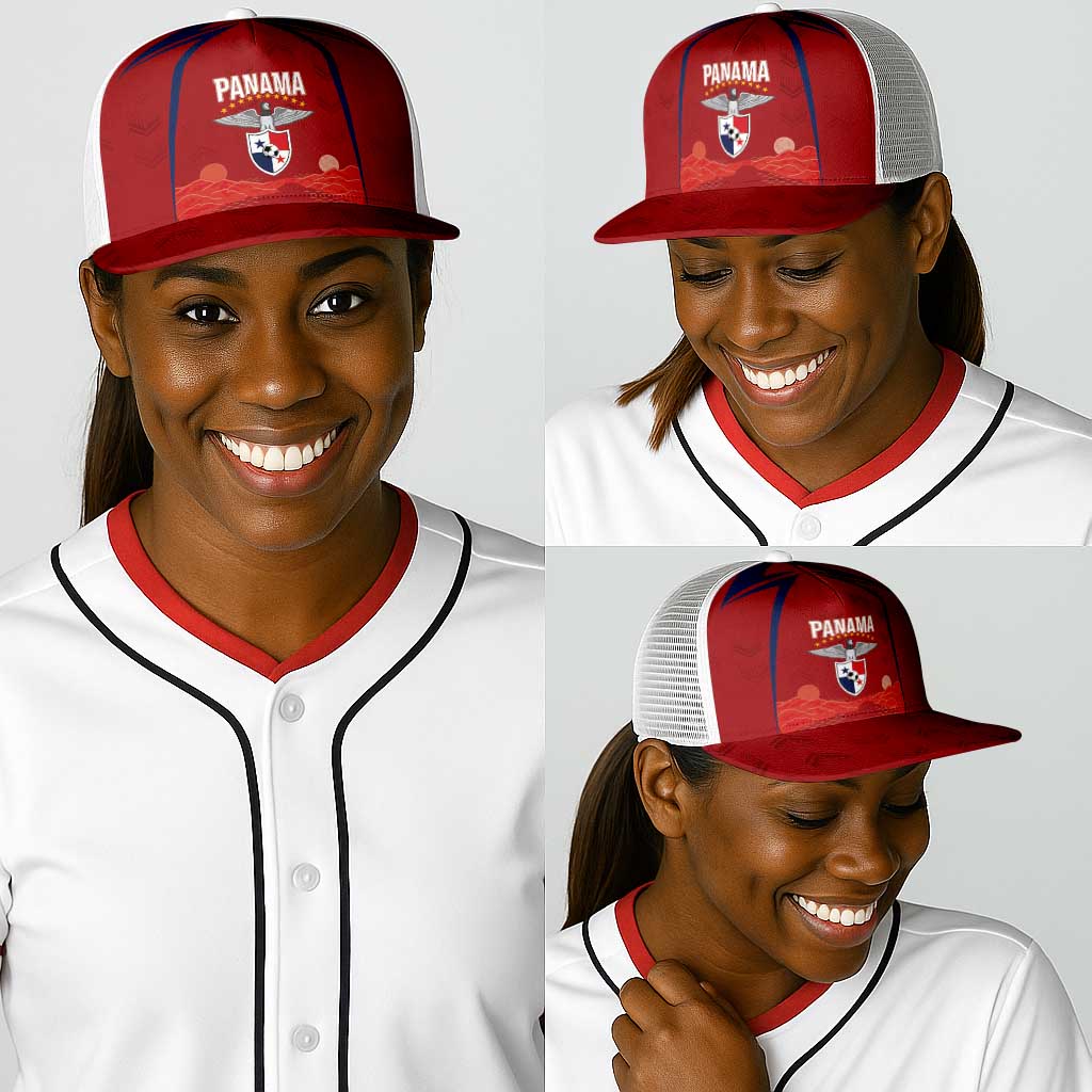 Afro-Panama Football 2026 Baseball Net Cap La Marea Roja Making History - Wonder Print Shop