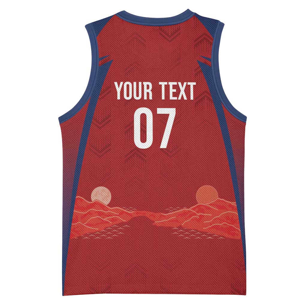 Afro-Panama Football 2026 Custom Basketball Jersey La Marea Roja Making History - Wonder Print Shop