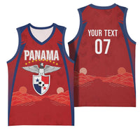 Afro-Panama Football 2026 Custom Basketball Jersey La Marea Roja Making History - Wonder Print Shop