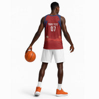 Afro-Panama Football 2026 Custom Basketball Jersey La Marea Roja Making History - Wonder Print Shop