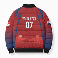 Afro-Panama Football 2026 Custom Bomber Puffer Jacket La Marea Roja Making History - Wonder Print Shop
