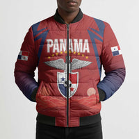 Afro-Panama Football 2026 Custom Bomber Puffer Jacket La Marea Roja Making History - Wonder Print Shop