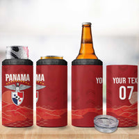 Afro-Panama Football 2026 Custom 4 in 1 Can Cooler Tumbler La Marea Roja Making History - Wonder Print Shop