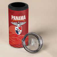 Afro-Panama Football 2026 Custom 4 in 1 Can Cooler Tumbler La Marea Roja Making History - Wonder Print Shop