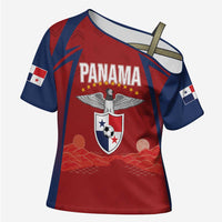Afro-Panama Football 2026 Custom Cross Shoulder Shirt La Marea Roja Making History - Wonder Print Shop