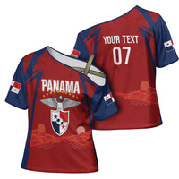 Afro-Panama Football 2026 Custom Cross Shoulder Shirt La Marea Roja Making History - Wonder Print Shop