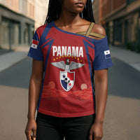 Afro-Panama Football 2026 Custom Cross Shoulder Shirt La Marea Roja Making History - Wonder Print Shop