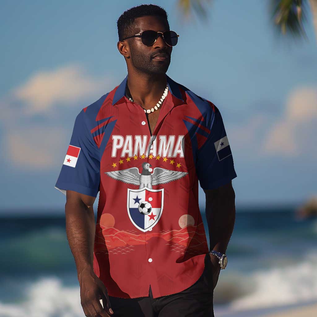 Afro-Panama Football 2026 Custom Hawaiian Shirt La Marea Roja Making History LT7