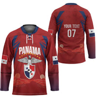 Afro-Panama Football 2026 Custom Hockey Jersey La Marea Roja Making History - Wonder Print Shop
