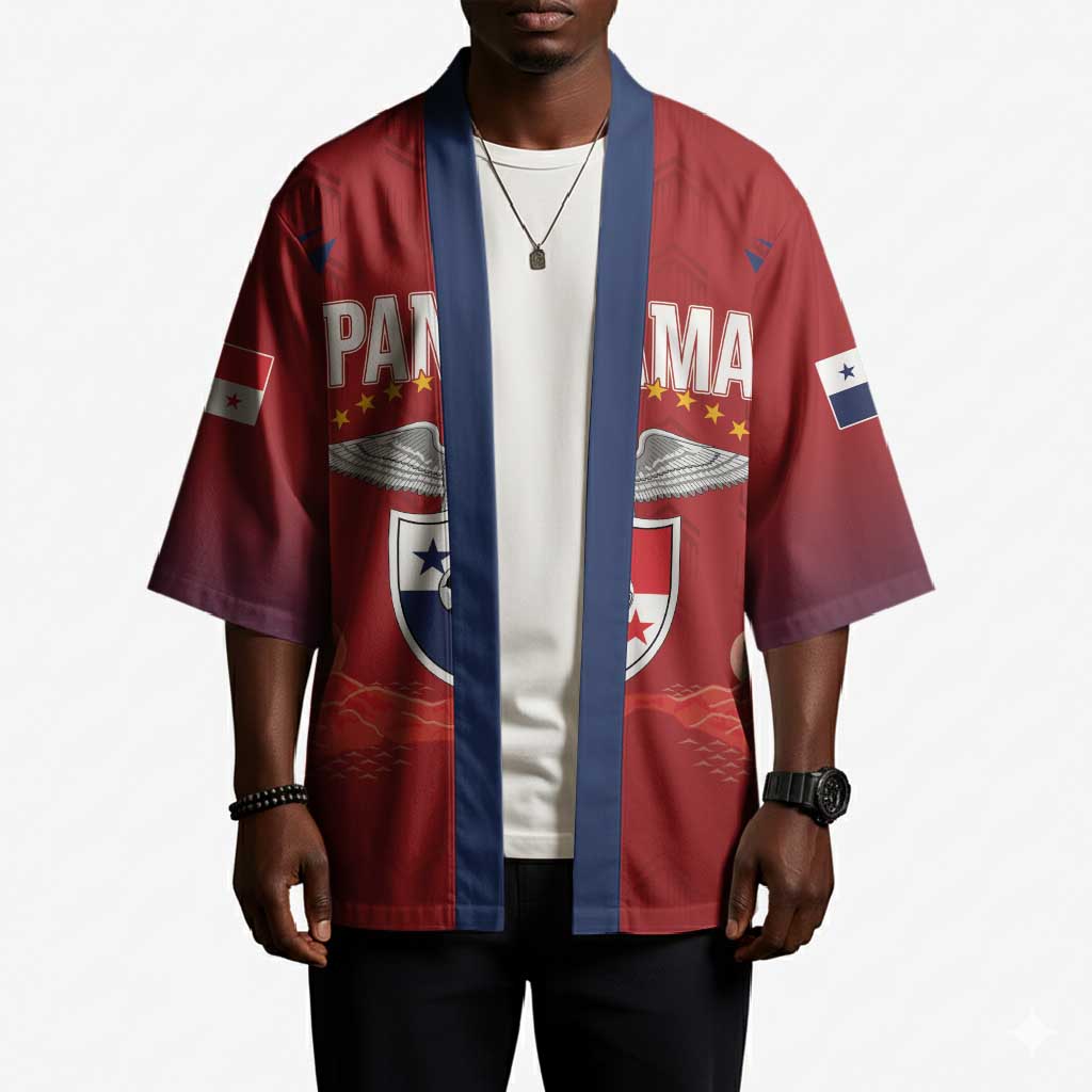 Afro-Panama Football 2026 Custom Kimono La Marea Roja Making History - Wonder Print Shop