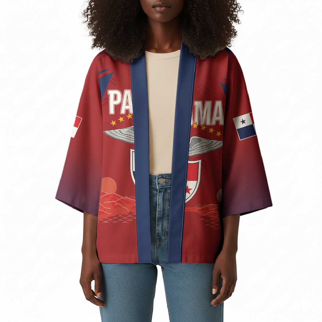 Afro-Panama Football 2026 Custom Kimono La Marea Roja Making History - Wonder Print Shop
