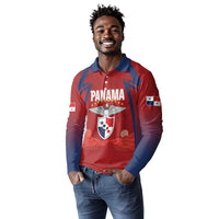 Afro-Panama Football 2026 Custom Long Sleeve Polo Shirt La Marea Roja Making History - Wonder Print Shop