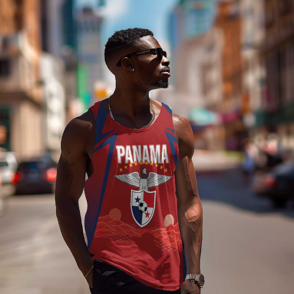 Afro-Panama Football 2026 Custom Men Tank Top La Marea Roja Making History - Wonder Print Shop