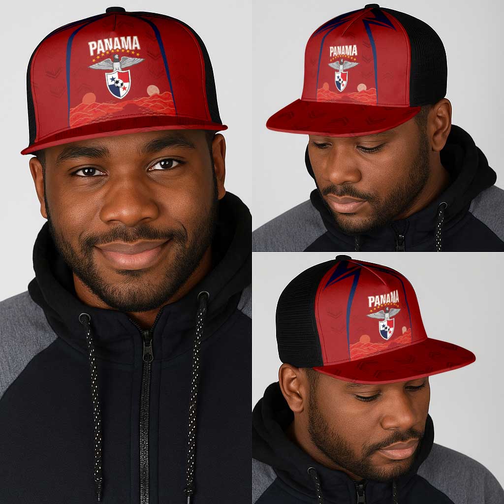 Afro-Panama Football 2026 Mesh Trucker Cap La Marea Roja Making History - Wonder Print Shop