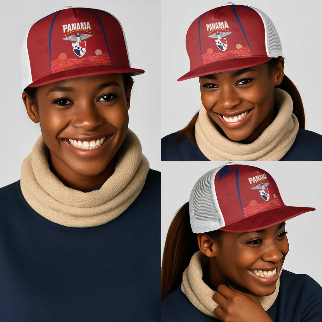 Afro-Panama Football 2026 Mesh Trucker Cap La Marea Roja Making History - Wonder Print Shop