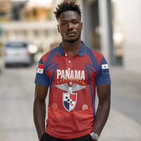 Afro-Panama Football 2026 Custom Polo Shirt La Marea Roja Making History LT7